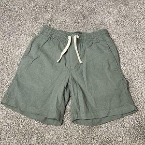Green shorts